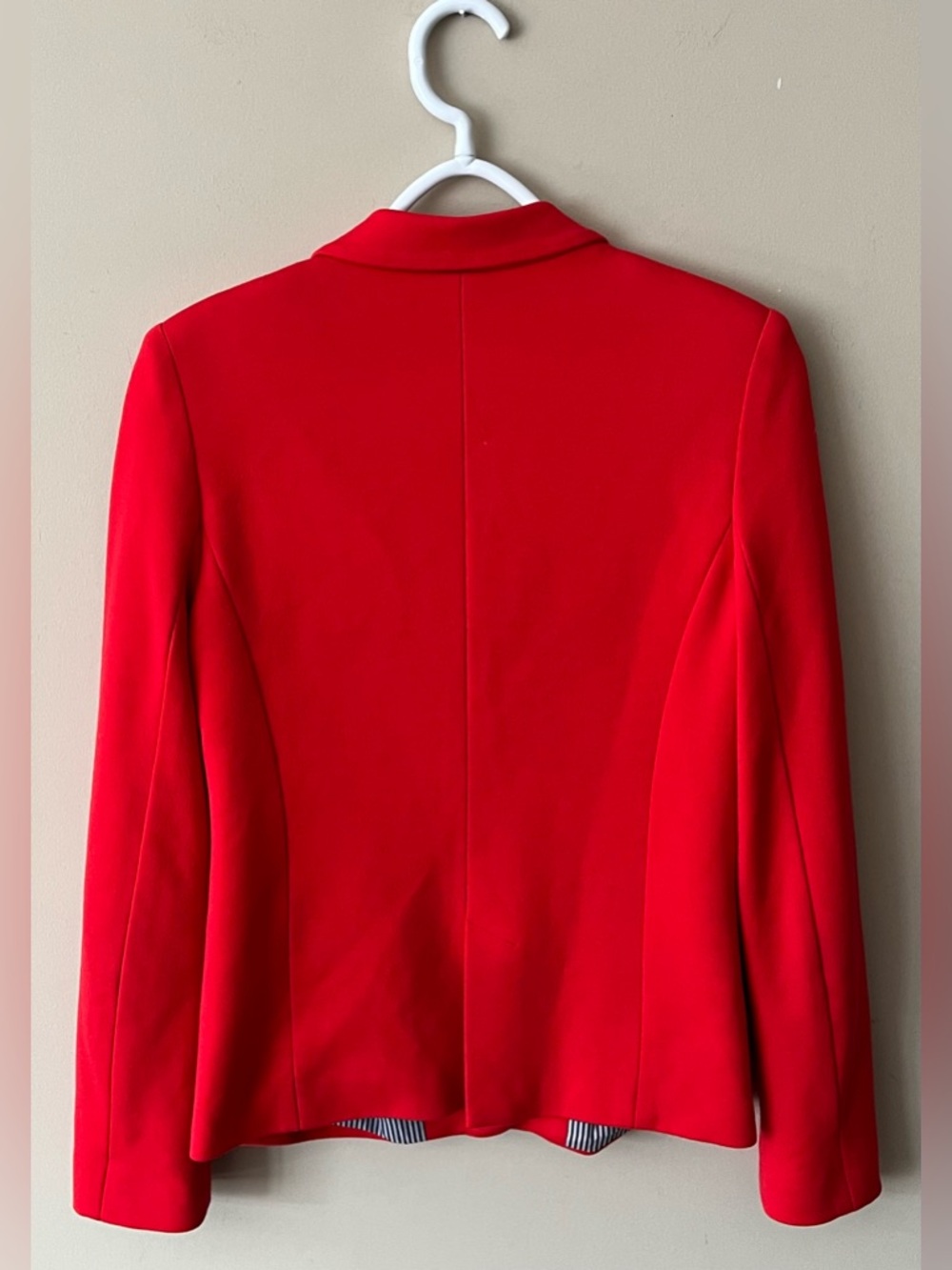 Farm Rio Red Jersey Knit Blazer Size Small - Picture 6 of 10